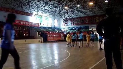 天长市中学生女子篮球赛天长三中--仁和中学